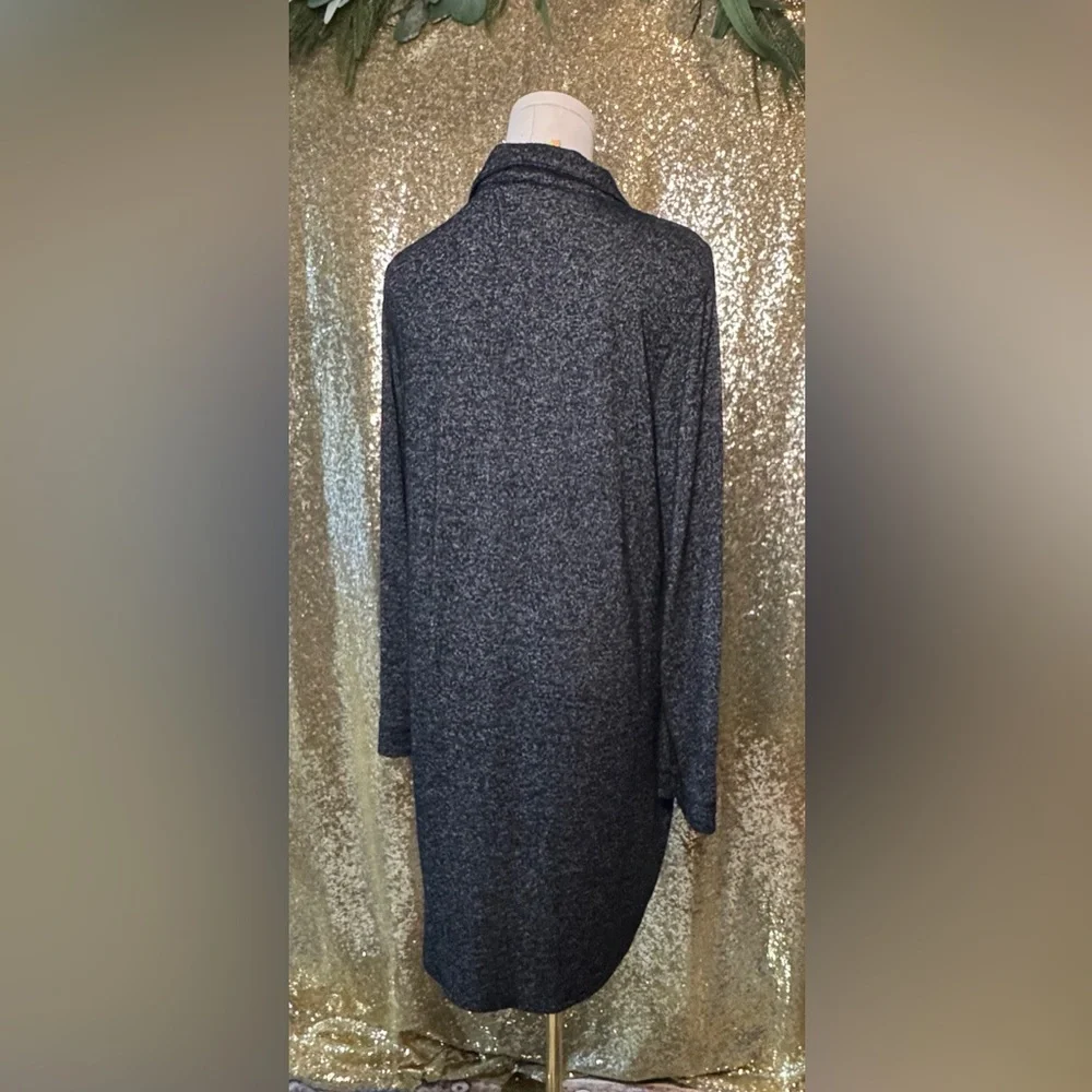 Stars Above Gray Button Up Sleep Shirt Small Cozy Loungewear Pajama Soft
